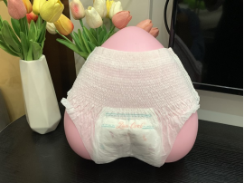 Panty-style sanitary napkin