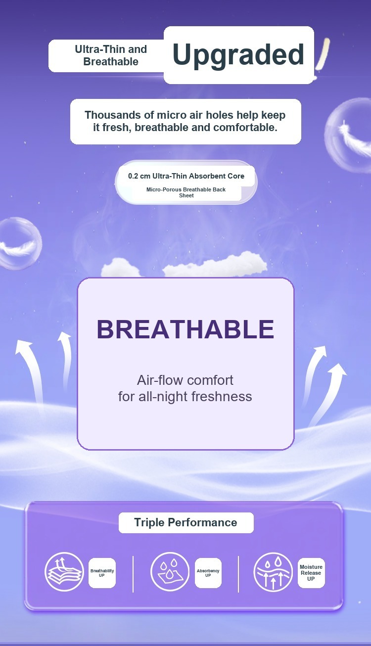 Ultra-thin breathable disposable period pants detail 05