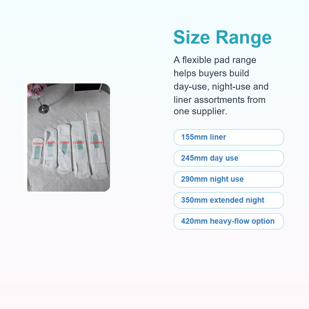 Anion Sanitary Pad Combination Pack for Private Label Orders