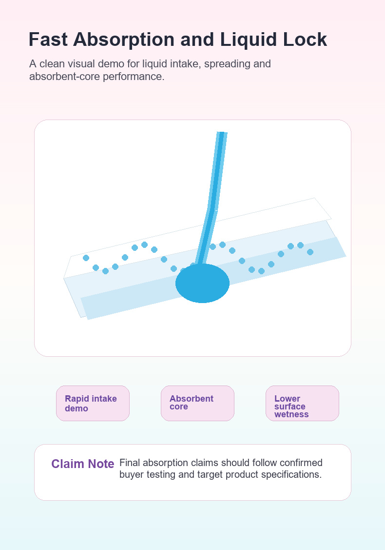 absorbent core review for disposable menstrual pants OEM samples