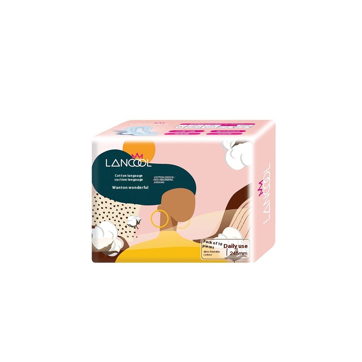 cotton surface sanitary napkin OEM detail photo